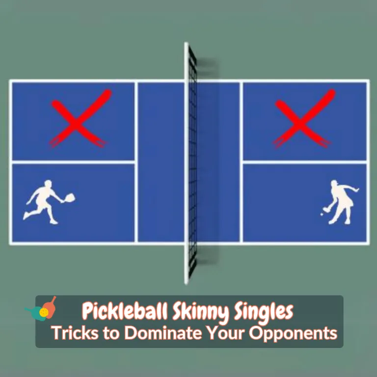 Pickleball Skinny Singles: Secrets To Dominating The Half-Court Battle!